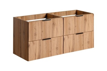 SZAFKA ŁAZIENKOWA POD UMYWALKĘ 120 CM OAK