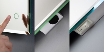 ОЧЕНЬ БОЛЬШОЕ СОВРЕМЕННОЕ СВЕТОДИОДНОЕ ЗЕРКАЛО RUKE 120 РАЗМЕР