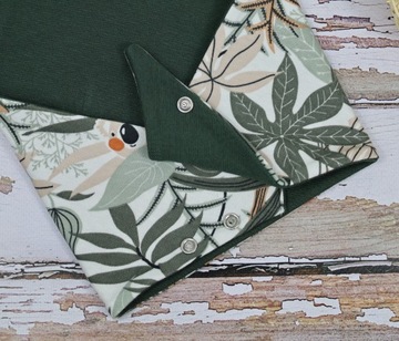 КОМПЛЕКТ ШАПКА + Двусторонний шарф 38-40 ВЕСНА/ОСЕНЬ ОЛИВКА 3м+