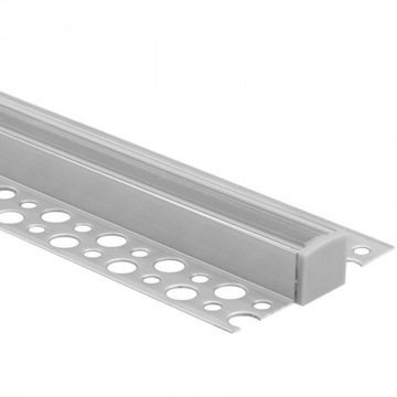Profil LED Aluminiowy 2m Wypuszczany do Płytek PŁYT GK GIPSOWYCH ZESTAW