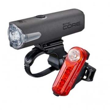 Zestaw lamp Cateye Sync Core HL-NW100RC / TL-NW100K SYNC KINETIC