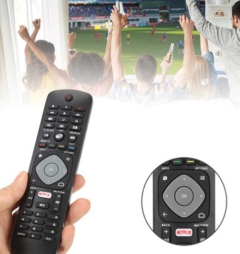 ПУЛЬТ ДИСТАНЦИОННОГО УПРАВЛЕНИЯ ДЛЯ ТЕЛЕВИЗОРА PHILIPS ВСЕ МОДЕЛИ LED 3D 4K HD NETFLIX UNIVERSAL SMART