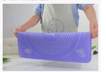 Большой силиконовый кулинарный коврик с мерами