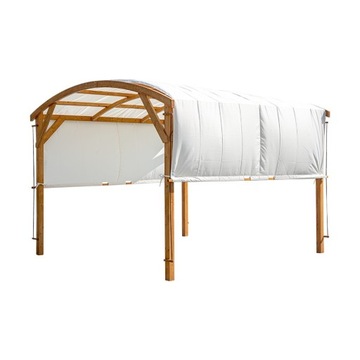 Pergola ogrodowa drewniana z przesuwnym dachem - Moha I - 3,2x3,1m