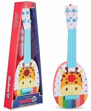 ДЕТСКАЯ ГИТАРА 36 СМ, ИГРОВОЙ ИНСТРУМЕНТ НА ​​УКУЛЕЛЕ