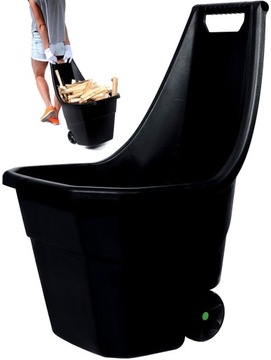 Тачка Prosperplast Load&Go черная 55 л