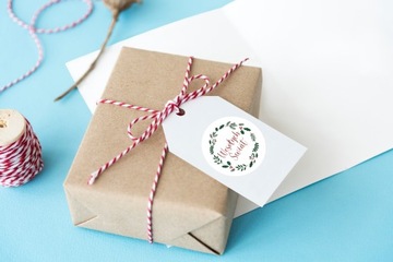 Наклейки MERRY CHRISTMAS для ПОДАРКОВ, 10 шт.