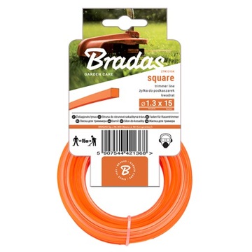 Żyłka TRIMMER, kwadrat, karta 2,0mm x 100m