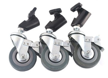 KOMPLET KÓŁEK DO STATYWU - KÓŁKA STATYWOWE 22MM