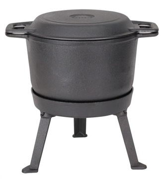 Кастрюля Rossner 3-в-1 Чугунная кастрюля 15л MK605 FREE KINDLING