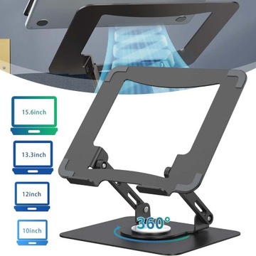 PODSTAWKA POD LAPTOPA 360° BIURKA OBROTOWA PODSTAWA, STOJAK NA LAPTOPA