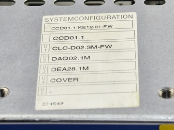 CCD01.1-KE12-01-FW Контроллер ПЛК с ЧПУ REXROTH