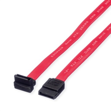 ROLINE Kabel wewnętrzny HDD SATA 3.0 Gbit/s, kąt prosty, 0,5 m
