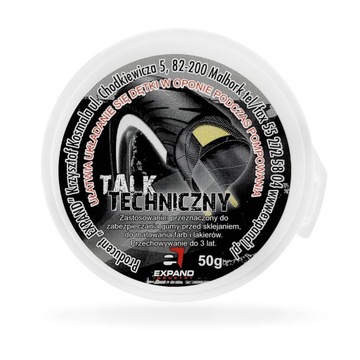 Тальк технический для велосипедных покрышек и камер EXPAND box 50 г