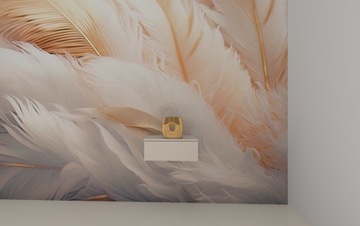 Прикроватная тумбочка ПОДВЕСНАЯ ПОЛКА Ящик Modern CASHMERE 30 см AVA SMALL ROOM