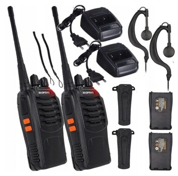 Krótkofalówki WALKIE TALKIE 2 X BAOFENG BF-888S HT PMR BF888S ZESTAW