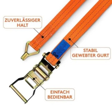 Комплект ремней для крепления ремней SafeStrap 6м х 2000 кг для транспортировки
