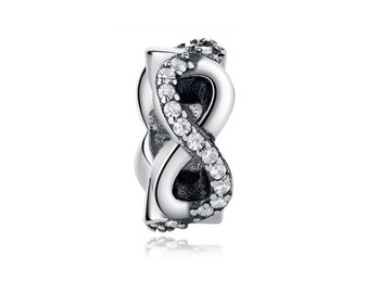 ZAWIESZKA BEADS CHARMS KORALIK NIESKOŃCZONOŚĆ
