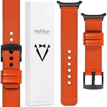 Prémiový kožený řemínek pro Samsung Galaxy Watch Ultra 22 mm Polský Movear