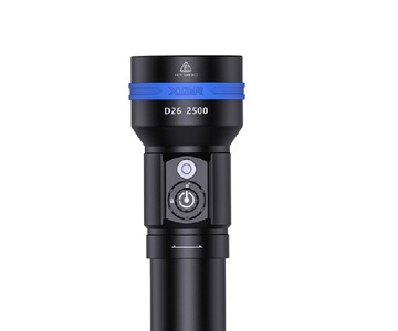 XTAR D26 2500 Короткий фонарь для дайвинга FSet 2500 лм