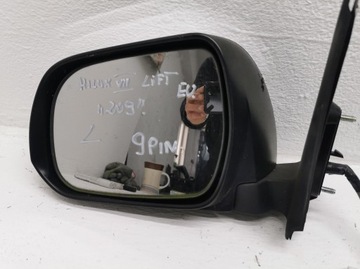 ZRCÁTKO LEVÉ TOYOTA HILUX VII FACELIFT 9 PIN EU