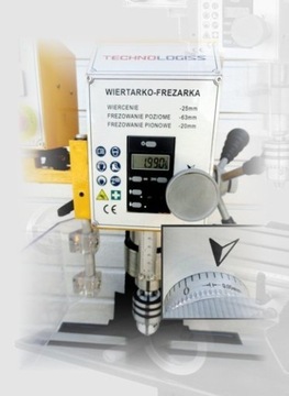 PRECYZYJNA SOLIDNA WIERTARKA FREZARKA 900W MK3 fi25/65mm SZTYWNY SŁUP