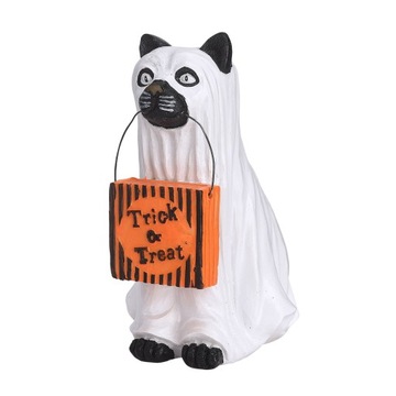 Helloween Ghost Dog Candy Bowl Holder Snack Tray