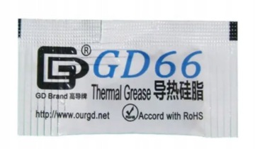 COOLING PASTA TERMOPRZEWODZĄCA 0,5g Thermal Grease szara GD66
