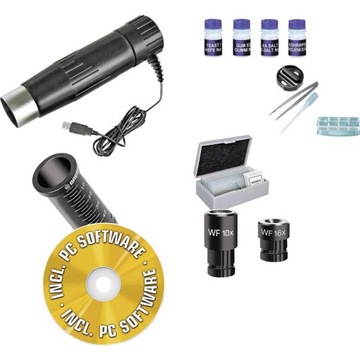 Микроскоп BRESSER JUNIOR 40x-1024x с окулярной камерой HD