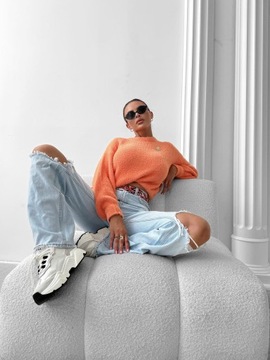 O la Voga Sweater Auramisu Orange S