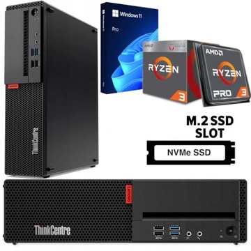 КОМПЛЕКТ ПК С ДВОЙНЫМ МОНИТОРОМ M725s Ryzen3 32/960 DDR4 SSD, 2 светодиодных индикатора, 23 дюйма, Win11