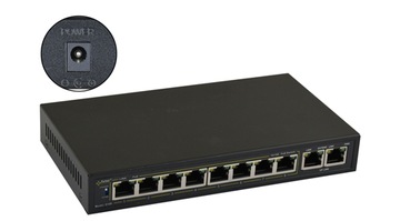 Switch POE do 8 kamer IP Pulsar S108WP