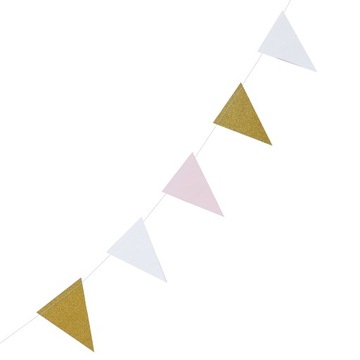 Блестящий треугольный круглый вымпел