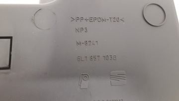 OBUDOWA POKRYWA SCHOWKA SEAT IBIZA 6L1857103B