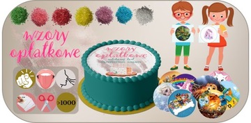 ВОЛНА ДЛЯ ТОРТА 20СМ PAW PATROL SKYE EVEREST НАДПИСЬ