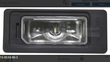 OSVĚTLENÍ TABULKY SPZ AUDI