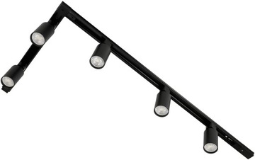 Комплект шин Потолочный рельс 2м + 1м + разъем + 5x GU10 регулируемый