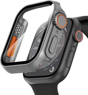 ETUI + SZKŁO DO APPLE WATCH 7 8 9 45MM | CASE NAKŁADKA OBUDOWA|DUŻO KOLORÓW