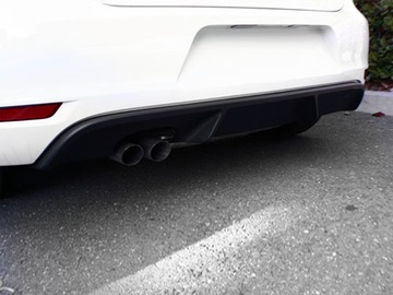 VW GOLF 6 VI SPOILER DIFUZOR DOPLNĚNÍ DO OBYČEJNÉHO NÁRAZNÍKU VZOR GTI GTD