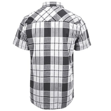 Košeľa s krátkym rukávom BRANDIT Roadstar čierno-antracitová XL