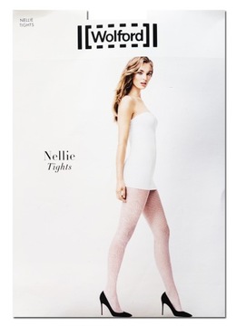 NOWE WOLFORD Nellie kabaretki rajstopy M 42/44