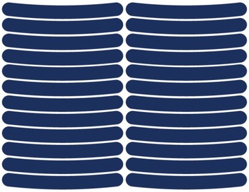 ODBLASKOWE naklejki odblask na koło rower, motor
