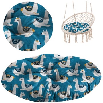 КРУГЛАЯ ПОДУШКА ДЛЯ ДЕТСКОГО САДА, ЯСЕЛЬСКОЙ, 53 СМ, УЗОРЫ