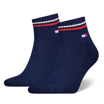 Tommy Hilfiger Skarpety Męskie Zakostki Logo 2 pary Rozmiar 39/42