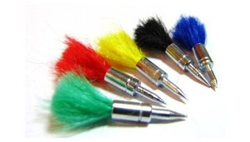 Lotki kolorowe do wiatrówki kal. 4,5 mm - 25 sztuk