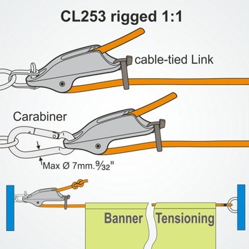 Clamcleat CL253 рифленый шип 4 мм