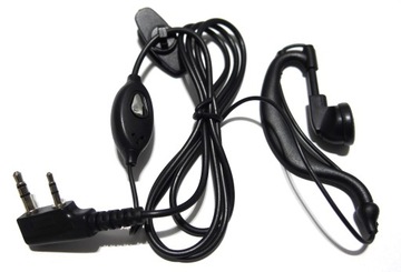 MIKROFONOSŁUCHAWKA DO BAOFENG 888s, UV-5R, UV-82 WOUXUN 1x PTT