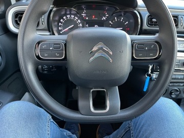Citroen C3 III Hatchback 1.2 PureTech 82KM 2019 Citroen C3 1.2 benzyna 83 KM LED alufelgi tempomat zarej w PL zadbany, zdjęcie 12