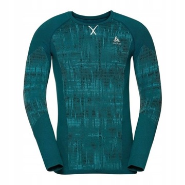 Koszulka Męska z długim rękawem Odlo BL TOP Crew neck l/s Blackcomb r.XL