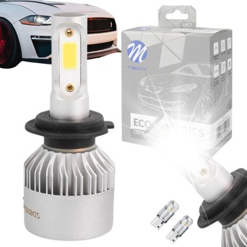 ŻARÓWKI H7 LED OSRAM CANBUS 1:1 BARDZO MOCNE 6500K RETROFIT BIAŁE OEM W5W